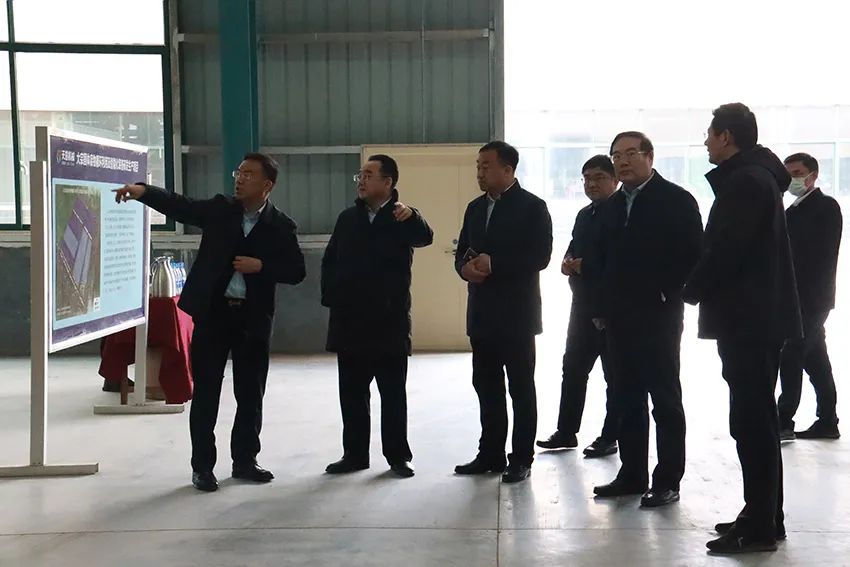 濟(jì)寧市委常委，市政府副市長(zhǎng)、黨組副書(shū)記王宏偉蒞臨天意機(jī)械調(diào)研大宗固廢項(xiàng)目